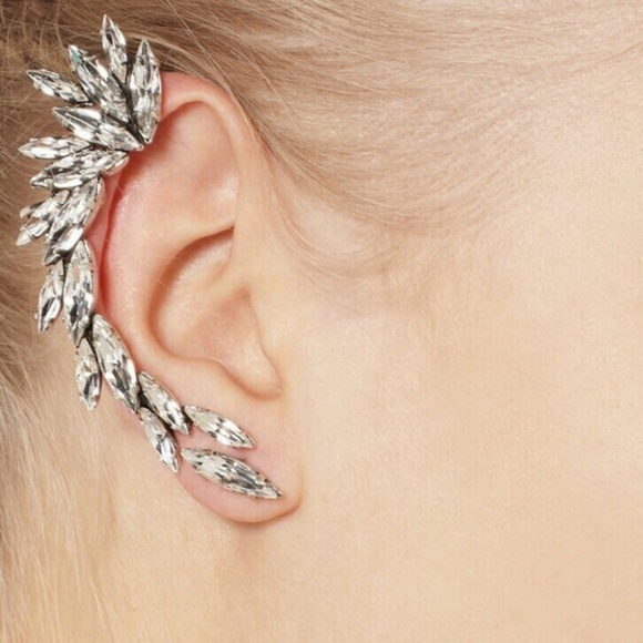 Jewelry - NEW Crystal Rockstar Earcuff Climber Earring